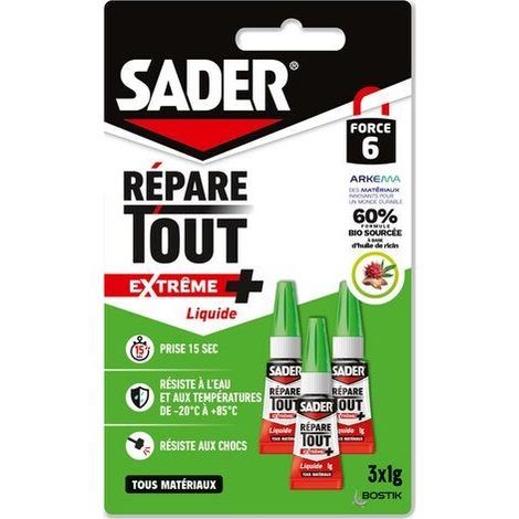 Sader colle répare tout extrême plus 3x1g biosourcée (1/3)