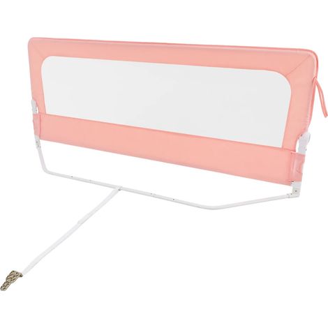 Barrière de lit, support portable de chevet, hauteur réglable, Rose (1/2)