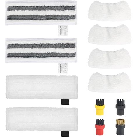 Accesorios de 12 piezas para limpiadoras a vapor Karcher, paños de limpieza de microfibra, para Karcher Easyfix SC1 SC2 SC3 SC4 SC5 (1/5)