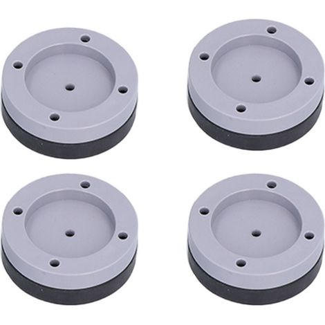 4 Pièces Patins Anti-Vibration Machine à Laver, Coussinets Anti-Dérapants Réducteurs de Bruit Lave-Linge (1/5)