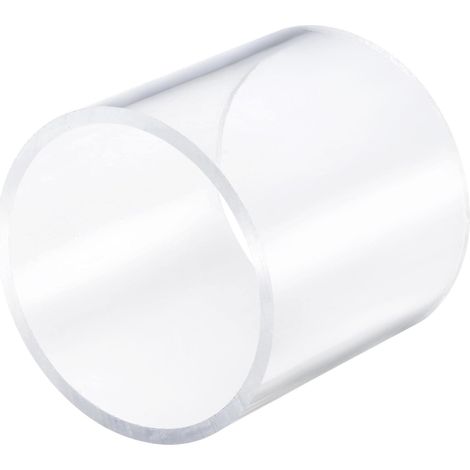 Acrylique Tuyau Rigide Rond Tube Transparent 90mm Diamètre Interne 100mm Diamètre Externe 100mm pour Éclairage Modèles Plomberie Artisanat (1/5)