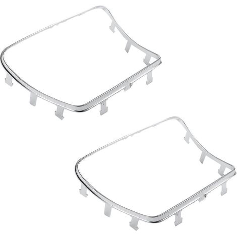 2 autocollants décoratifs pour porte-gobelets de voiture Mercedes-Benz Classe C W205 et Classe GLC W253 (2015-2018) - Style intérieur (1/5)