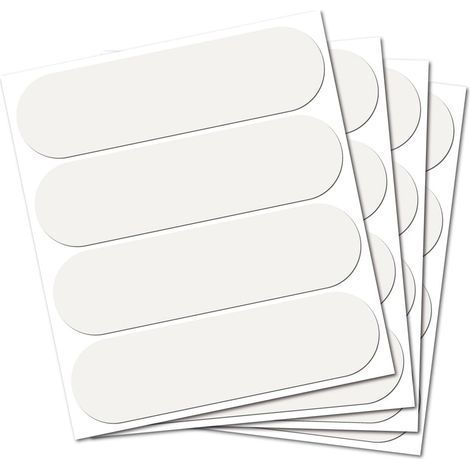 Lot de 4 Autocollants Réfléchissants Casque Moto Homologués Blancs Argentés Pour Sécurité Routière (1/5)