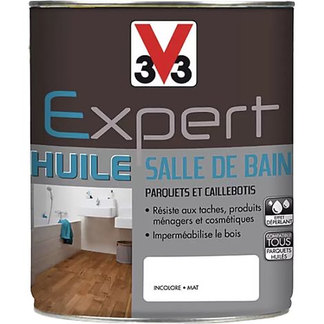 Huile Salle de Bain V33 Expert Incolore mat 0,75 L (1/2)