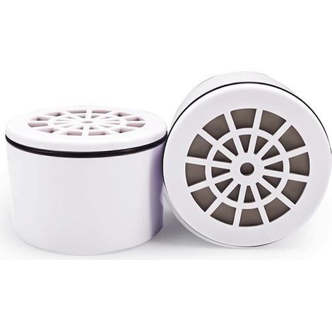 Filtro per doccia, 2 elementi filtranti anticalcare, filtrazione ad alta precisione, elemento filtrante anticalcare, elimina odori, cloro, metalli pesanti, adatto alla filtrazione dell'acqua della doc