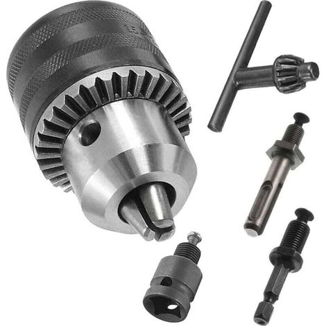 1,5-13mm Mandrin Perceuse 1/2-20 UNF Changement Rapide Mandrin Pour Percer Perceuse Électrique Conversion, OUYLAF (1/4)