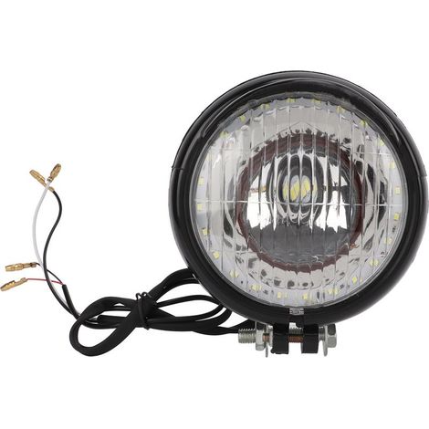 Phare avant LED universel 5 pouces pour moto, 12 V, étanche, à économie d'énergie, compatible avec scooters, quads et SUV. (1/3)
