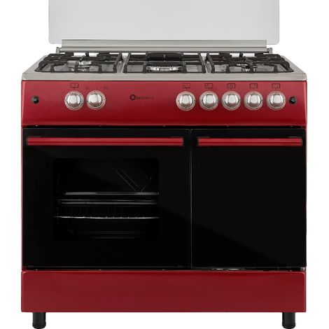 SOLTHERMIC COCINA GAS ROJA 90X60 PORTABOMBONA F9LT50G2