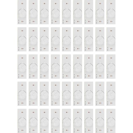Lot de 50 LED SMD 3V à lentille en fibre de verre pour la réparation de téléviseurs LED de 32 à 65 pouces (1/5)