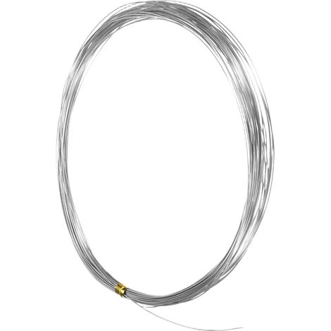 Fil D'Artisanat En Acier Inoxydable 26 Gauge, 0.4mm 10m Fil De maille Flexible Pour Fabrication De Bijoux/Sculpture/Armature Artisanale/Bonsaï Floral/Bricolage (1/5)