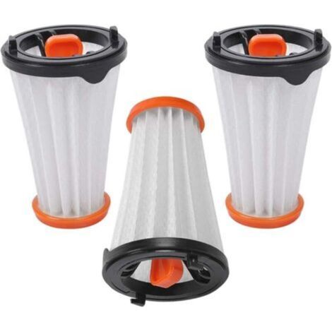 Lot de 3 filtres de rechange pour aspirateurs AEG/Electrolux Rapido et Ergorapido Remplace AEG AEF 144 / Electrolux EF144 (1/5)
