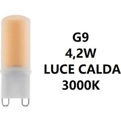 LAMPADINA LED G9 GLASS FROST 4,2W 470LM 3000K (1/2)