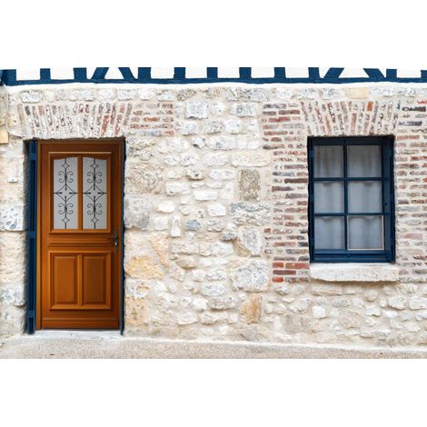 PORTE D'ENTREE MODELE VAUBAN 215 X 80 POUSSANT GAUCHE (cotes tableau) (1/4)