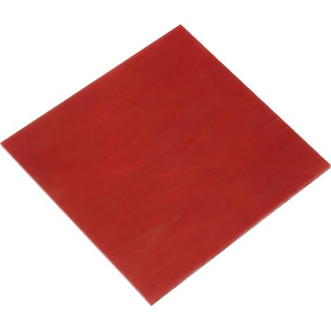 Plaque De Verre Teinté Carreau De Mosaïque 3.9 Pouce x 3.9 Pouce Plaques De Verre Teinté Rouge Profond Pour Artisanat DIY, Projet Artistique (1/5)