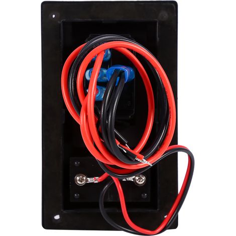12V DC Bootsvoltmeter mit LED, Doppelbatteriepanel, Ein/Aus-Wippschalter (1/5)