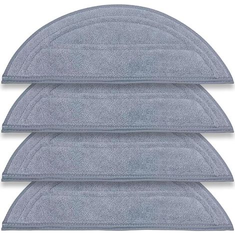 FOREHILL Accessoires pour roborock Saros 10, 4 Chiffon Serpillre pour Aspirateur Robot, Pices de Rechange Lavable (1/5)