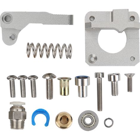 Kit d'extrusion en aluminium avec ressort pour imprimante 3D CR11/Ender-3, pièces de rechange améliorées, bloc de précision, accessoires de montage (1/5)