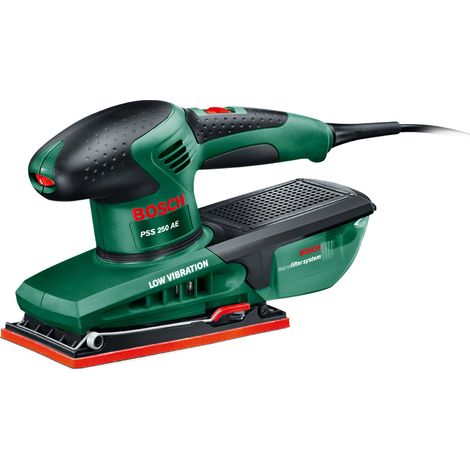 Levigatrice orbitale PSS 250 AE con 25 fogli abrasivi 060334020F Bosch