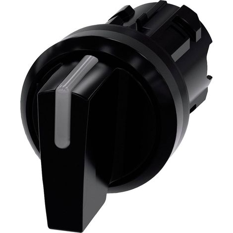 Commutateur à manette Siemens 3SU1002-2BP10-0AA0 levier noir 2 x 45 ° 1 pc(s) (1/2)