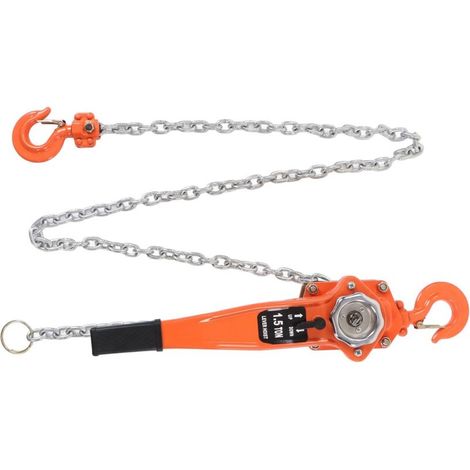 Rosvola 1.5T Chain Hoist with 3300 lb Load Capacity, Lever Pulley Load Capacity, 360 Degree Safety Lock (1/5)