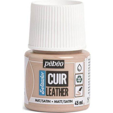 Peinture cuir - Setacolor - Plusieurs coloris disponibles - 45 ml 21 - Taupe