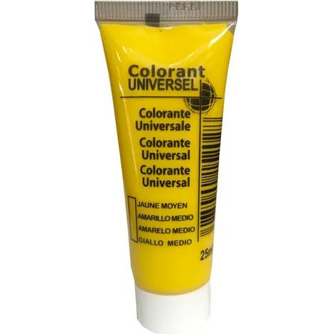 Universalfarbstoff, 25ml Tube, mittelgelb.