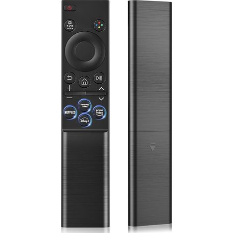 Telecomando universale di ricambio compatibile con tutti i televisori Smart TV Samsung, codice articolo BN59-01388A (CU7000/DU7200), per tutti i modelli Crystal UHD, Frame, QLED, OLED e Neo QLED. (1/5)