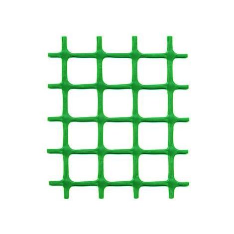 RETE IN PLASTICA QUADRA VERDE MM.20X20 -MT 50 - altezza cm.100 - FERR 23863