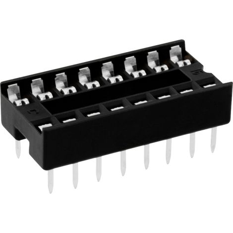 Connfly DS1009-16AT1NX-0B2 Support de circuits intégrés Pas: 2.54 mm Nombre de pôles: 16 1 pc(s) Tub (1/2)