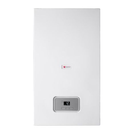 Saunier Duval – Chaudière gaz à condensation 25 kW – Ventouse – Micro-accumulation ECS – Rendement 108,5% – Dimensions compactes 30 cm de profondeur (1/2)