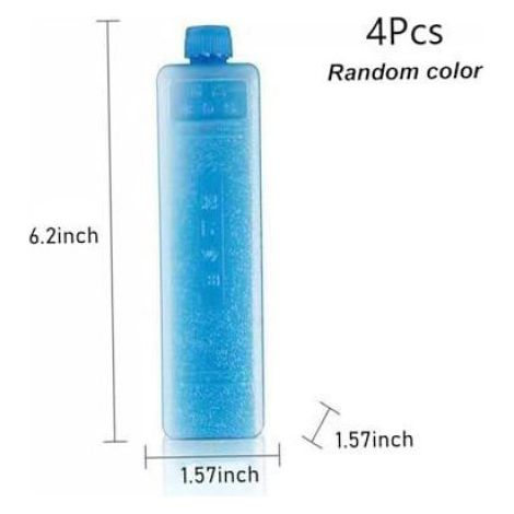 Packs De Glace - 4 Pièces - Gel Réfrigérant Longue Durée - Pour Glacière Congélateur Réfrigérateur - Portable (1/5)