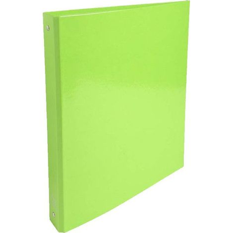 Classeur à anneaux - EXACOMPTA - Iderama - 4 anneaux - 30 mm - Capacité 275 feuilles - Vert citron (1/3)