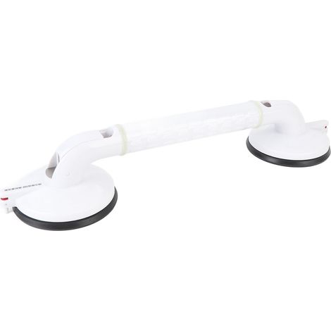 Suction Cup Grab Bar Sturdy Plastic Strong Suction Stable Support Anti Slip No Drill Mounting Bathroom Handle (1/5)