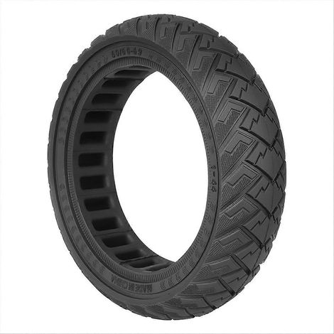Ulip60/65-6.9 schwarzer All-Terrain-Reifen, vierfarbiges Flügelmuster, massives Profil, kompatibel mit Quads und Minibaggern, robuster Vollgummireifen, Durchmesser 60/65-6.9, für den Außeneinsatz, sch (1/5)
