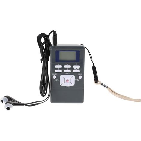 Radio de Poche Portable Mini Numérique Monobande en Abs (1/5)