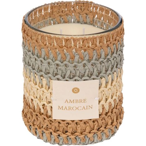 Bougie parfumée Zaya ambre 470g - Atmosphera créateur d'intérieur
