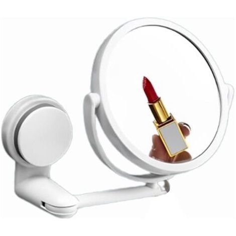 Miroir de Courtoisie Mural Pliable, Miroir Grossissant 3X avec Ventouse, Idéal pour la Maison et Les Voyages (1/5)