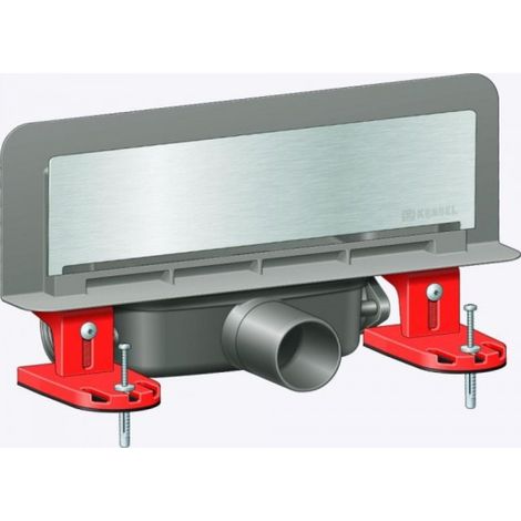 KESSEL-Wandablauf Scada mAbd Edelstahl, Bodenfliesen bis 10 mm (1/2)