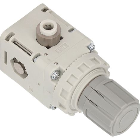 Pneumatischer Druckregler, Vakuum-Unterdruck-Reduzierventil, Typ SMC, mit geradem 6 cm Schlauch (1/5)
