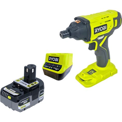 Atornillador de impacto a batería RYOBI R18ID2-0, 18 V, 200 Nm, 1/4" + 1 batería de 5,0 Ah + cargador (1/5)