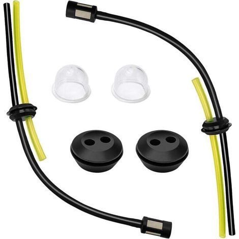 Kit de 2 filtres pour conduite de carburant, conduites de réservoir pour débroussailleuse, remplacement universel pour conduite de carburant, poire d'amorçage, tube de joint, pour débroussailleuse, tr (1/5)