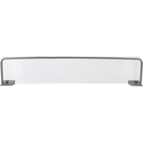 Étagère murale de 50 cm à fixer au mur, étagère murale multifonctionnelle pour salle de bain, salon, cuisine, chambre, gris aluminium (1/5)