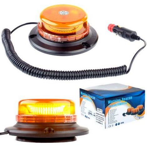 LAMPA OSTRZEGAWCZA OBROTOWA - MAGNES WL400 3W LED MOCNA - EV LAM WL400