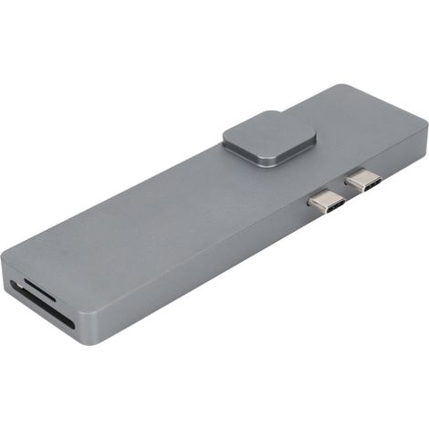 Dieser elegante und einzigartig gestaltete 8-in-1 USB-C-Hub unterstützt PD-Schnellladung und Hochgeschwindigkeits-Datenübertragung und erfüllt somit Ihre Mobilitätsanforderungen. (1/4)