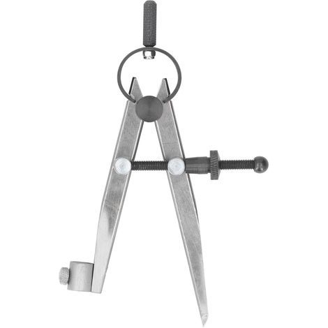 Compas à ressort plat - Calibre à ressort en acier carbone, 150mm pour dessin géométrique et travaux de bois (1/5)