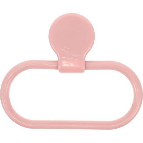 1 Porte-serviettes, Adhésif, Rond, ABS, Salle de bain, Cuisine (1/5)