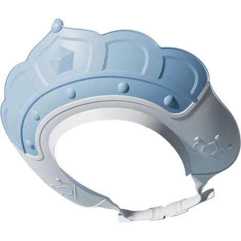 Casquette De Bain - Visière Intégrée En Silicone - Pour Bains Et Douche Bébés Et Enfants - Réglable - 1 Pièce