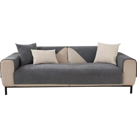Sofabezug Wasserdicht Sofabezüge, Rutschfester Sofaschoner Ecksofa L Form Sofaüberwurf, Hund Katze Sofa Überwurf Sofaschutz, Sofa Abdeckung(110160cm)