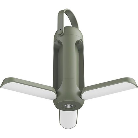 LED Camping Lanterne 10000 mAh,WolinTek Lampe Camping Multifonctionnelle,rechargeable Lanterne Camping déformable,800 lumens,3 modes d'éclairage,pour tentes, pêche, randonnée d'urgence (Vert avocat)