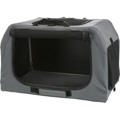 S-M: 71×49×51cm: Soft kennel Easy grigio